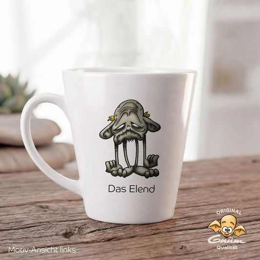 Gnümie Elend Tasse 300ml personalisierbar