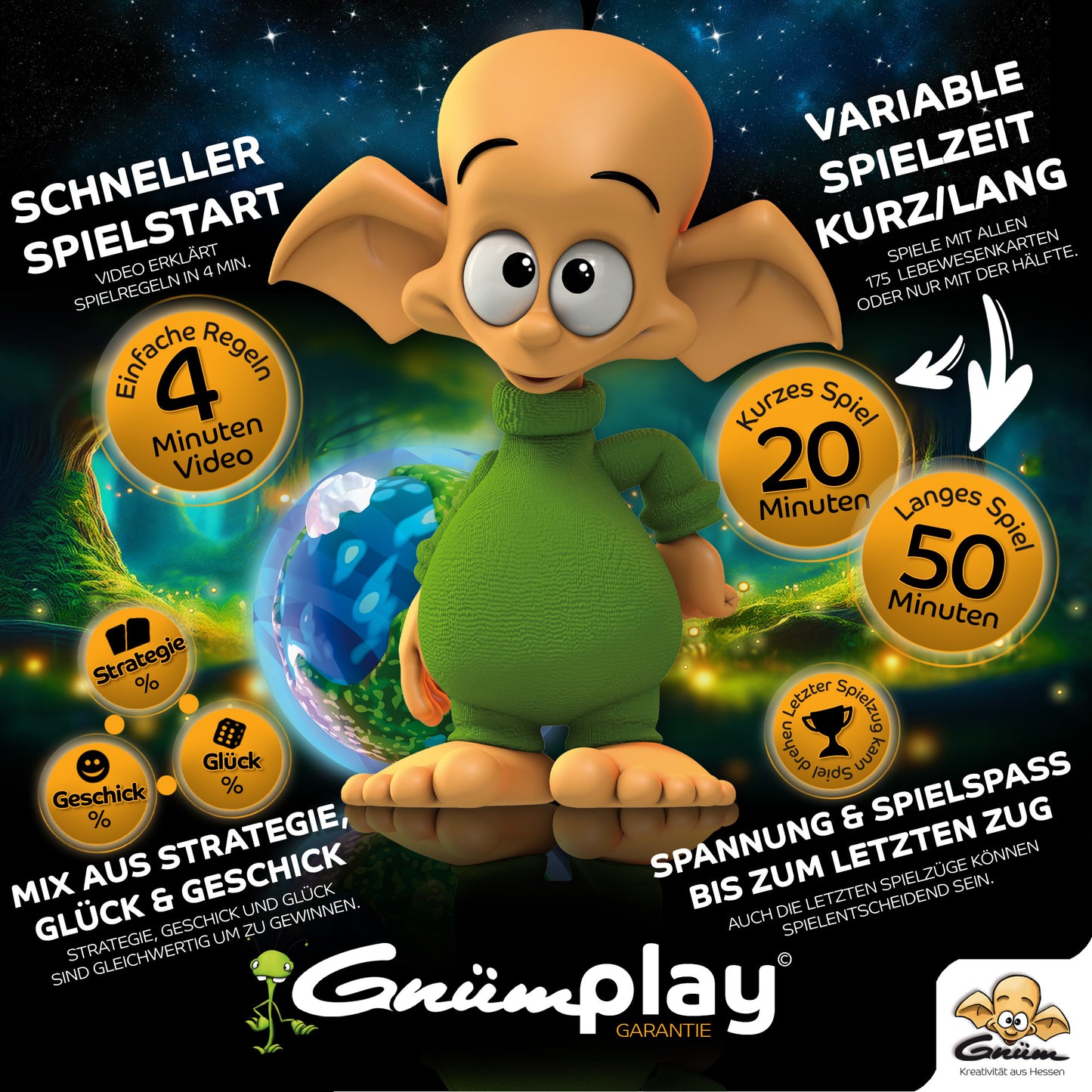 Gnümie Set Buch und Kartenspiel