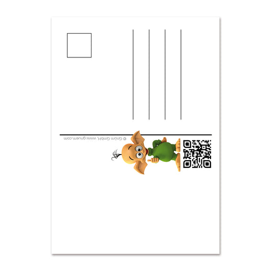 Gnümie Postkarte Häh?