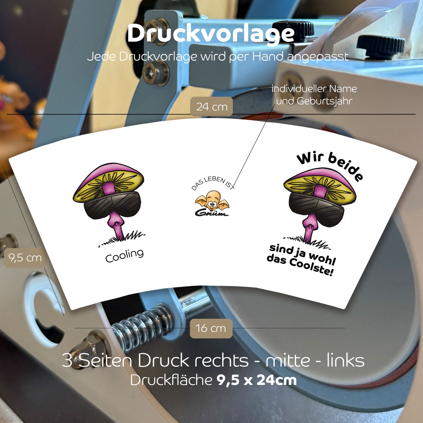 Gnümie Cooling5 Tasse 300ml personalisierbar