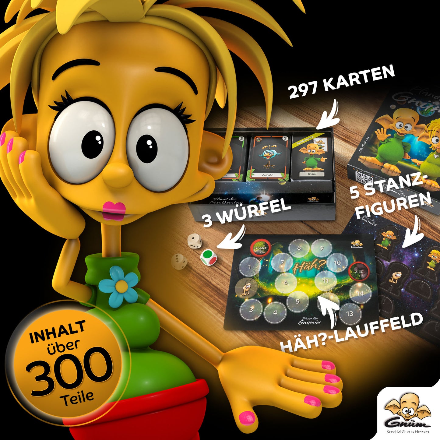 Gnümie Set Buch und Kartenspiel