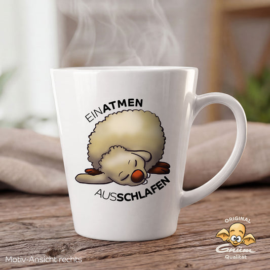 Gnümie Schläfchen Tasse 300ml personalisierbar