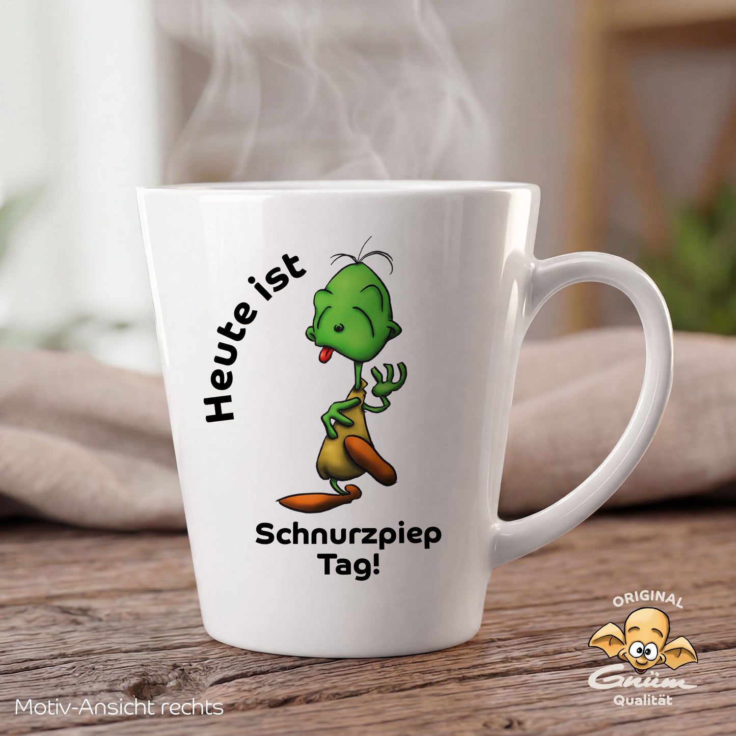 Gnümie Schnurzpiep Tasse 300ml personalisierbar