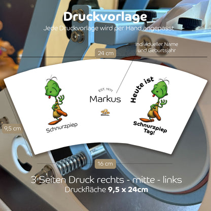 Gnümie Schnurzpiep Tasse 300ml personalisierbar