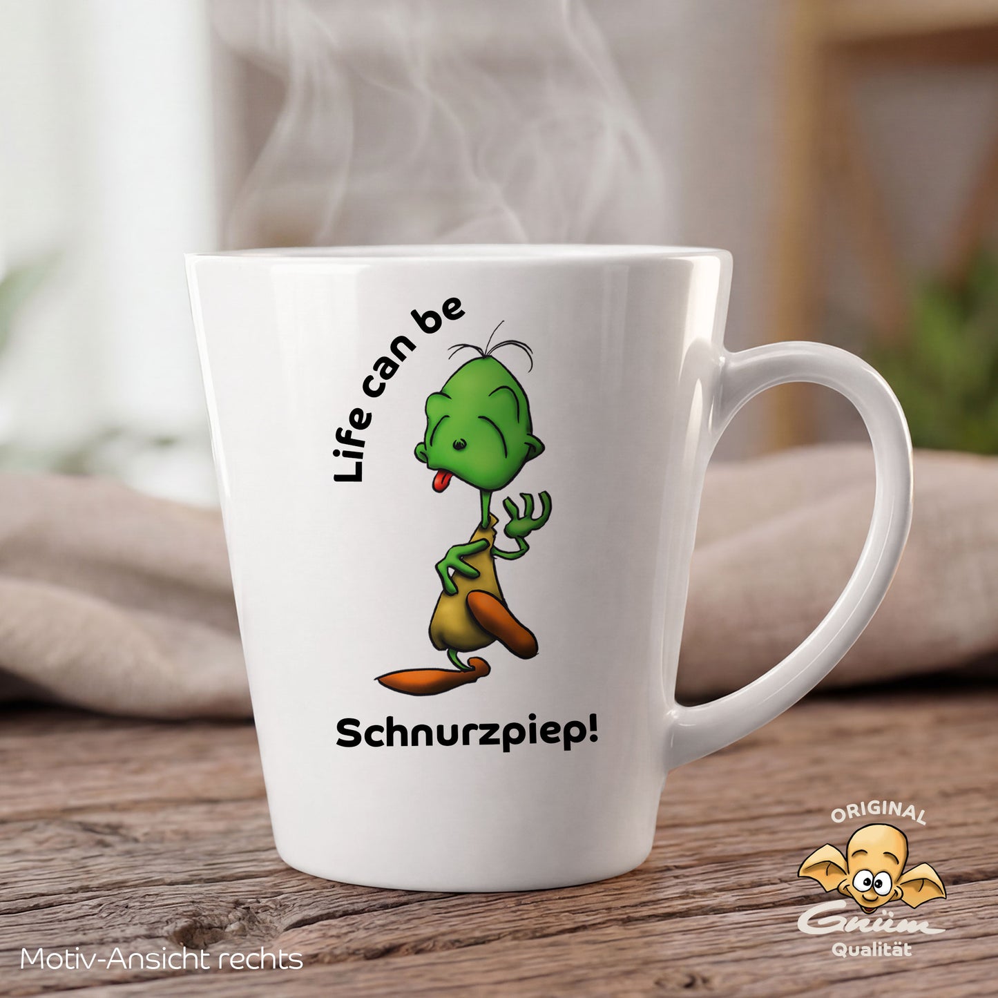 Gnümie Schnurzpiep3 Tasse 300ml personalisierbar
