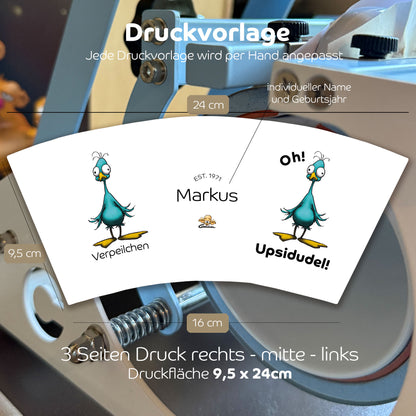 Gnümie Verpeilchen Tasse 300ml personalisierbar