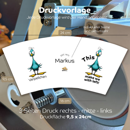 Gnümie Verpeilchen3 Tasse 300ml personalisierbar