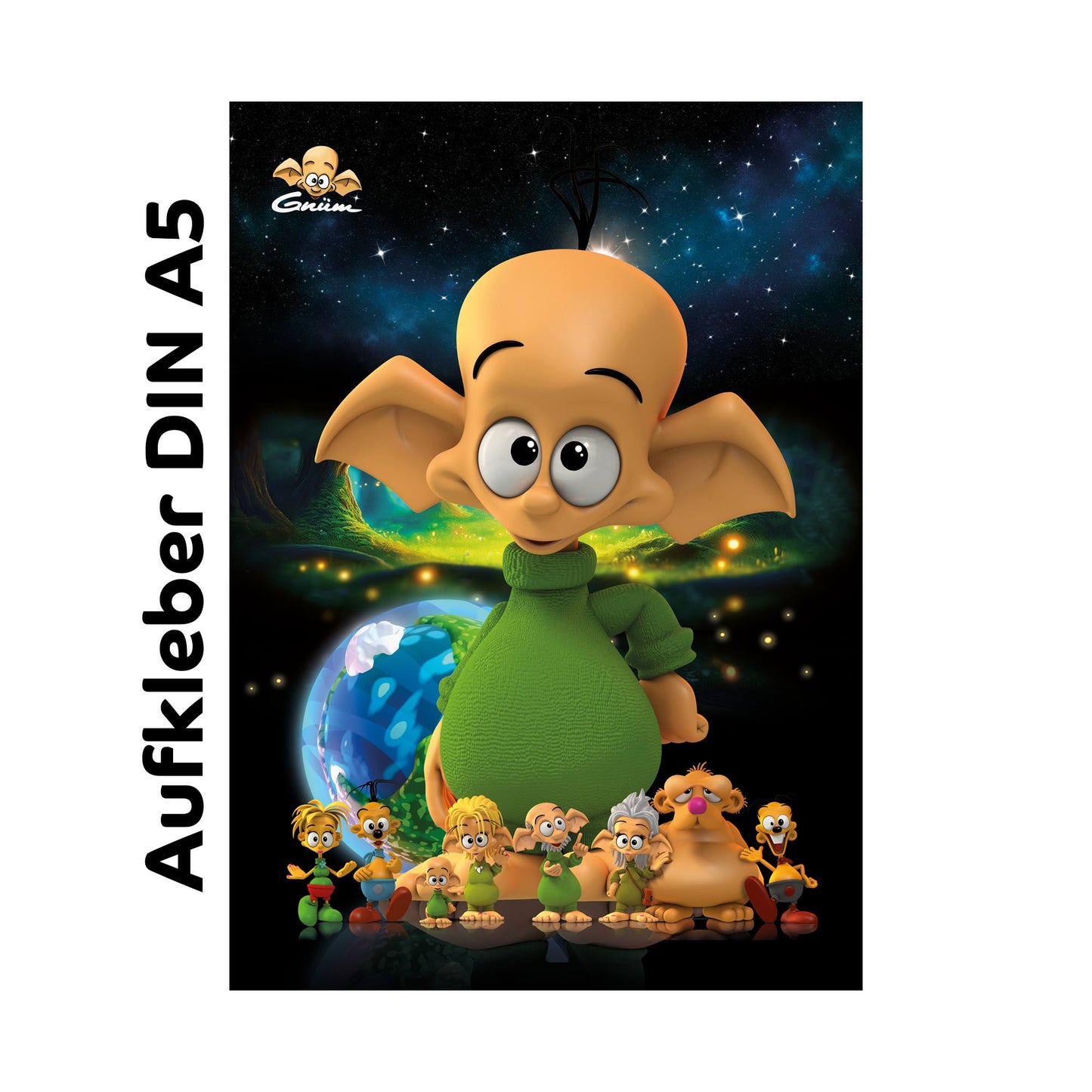 Gnümie Aufkleber Gnüm DIN A5