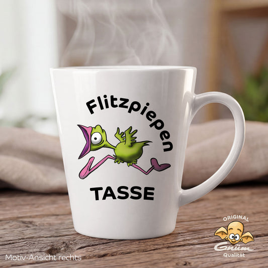 Gnümie Flitzpiepen Tasse 300ml personalisierbar