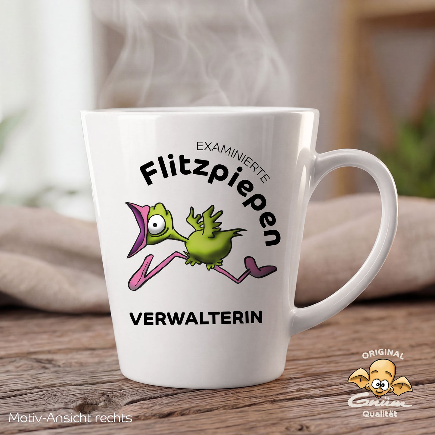 Gnümie Flitzpiepen4 Tasse 300ml personalisierbar