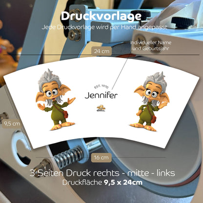 Gnümie Oma Gnümsie 3D Tasse 300ml personalisierbar