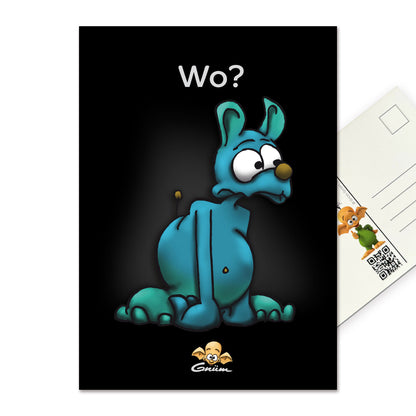 Gnümie Postkarte Wo?