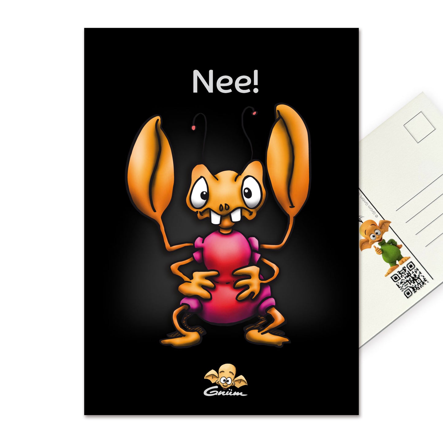 Gnümie Postkarte Nee!