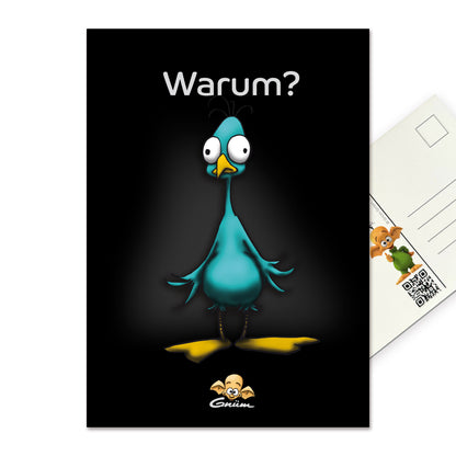 Gnümie Postkarte Warum?