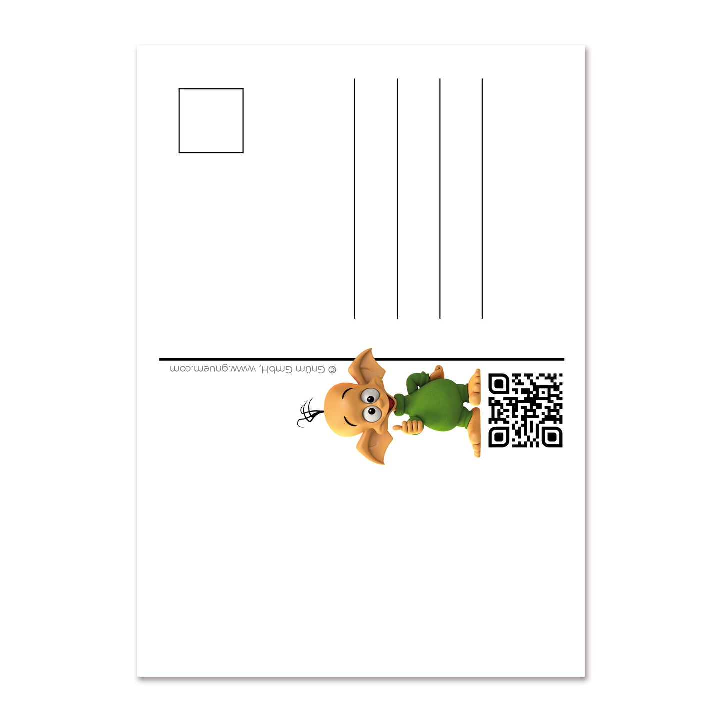 Gnümie Postkarte Nee!
