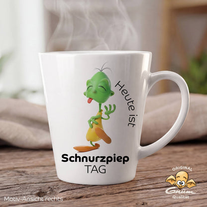 Gnümie Schnurzpiep 3D Tasse 300ml personalisierbar