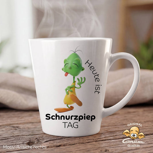 Gnümie Schnurzpiep 3D Tasse 300ml personalisierbar