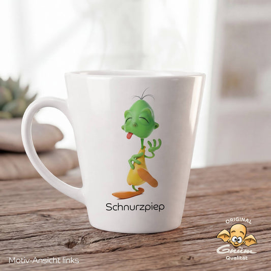 Gnümie Schnurzpiep 3D Tasse 300ml personalisierbar