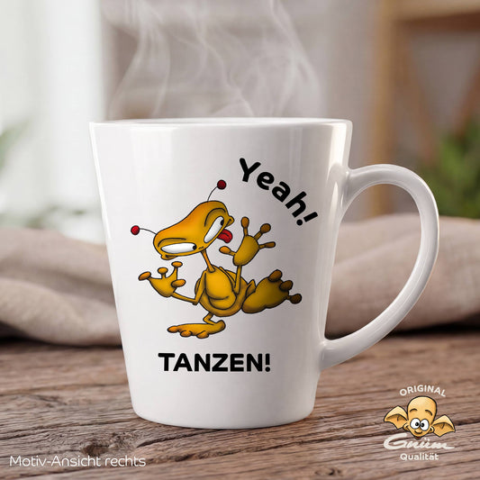 Gnümie Tanzmeise Tasse 300ml personalisierbar