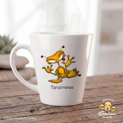 Gnümie Tanzmeise Tasse 300ml personalisierbar