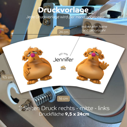 Gnümie Ützelbrützel 3D Tasse 300ml personalisierbar